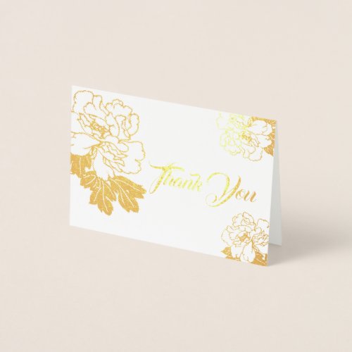 Note Card_Thank You_Mini Size Foil Card