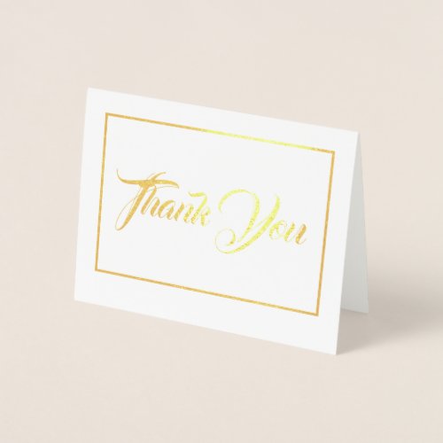 Note Card_Thank You_Small Size Foil Card