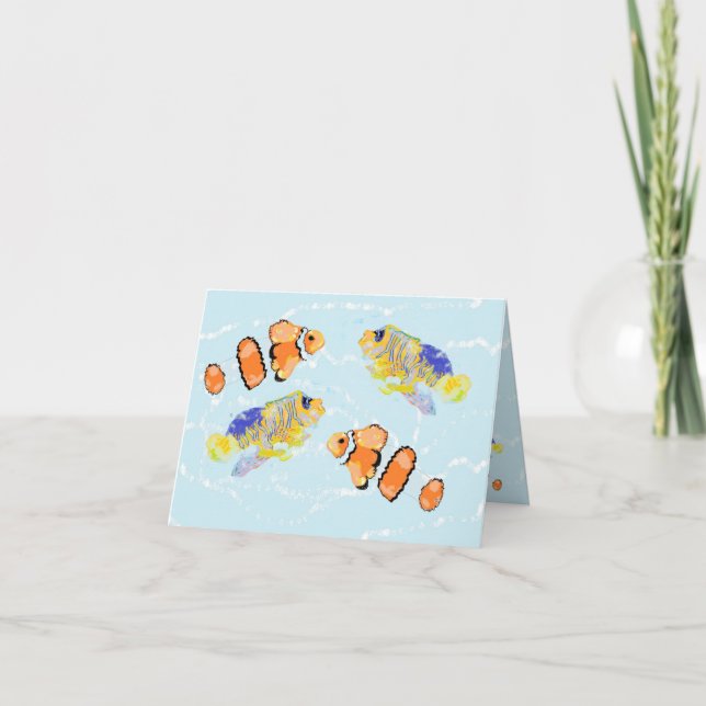 Note Card :  Tropical Fish (Front)