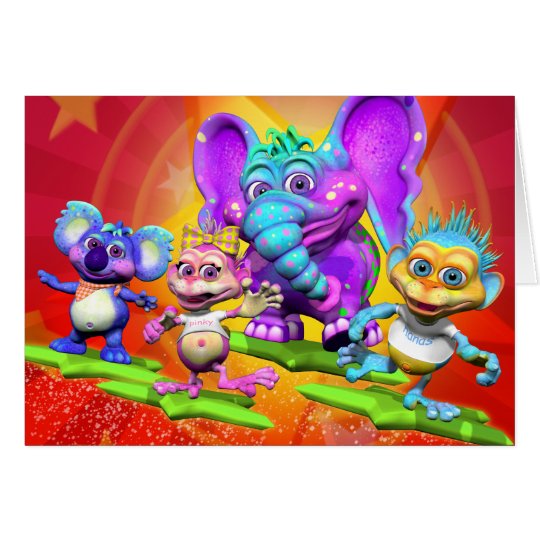 Note Card with “The GiggleBellies"