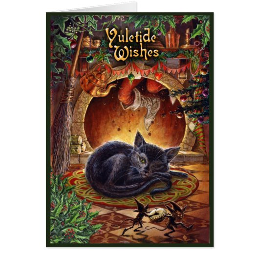 Note Card: Yule Blessings Cards (Front)