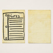 Note Cards (Front & Back)