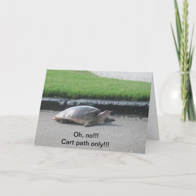 Note cards and greeting cards for golfers (Front)