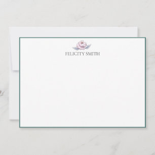 Note Cards Elegant Flat Modern Botanical #3