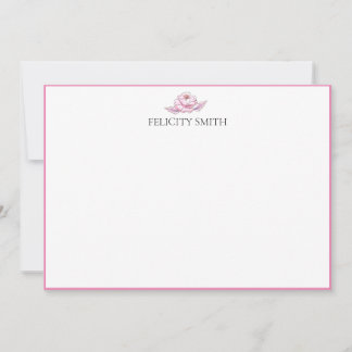 Note Cards Elegant Flat Modern Botanical #4