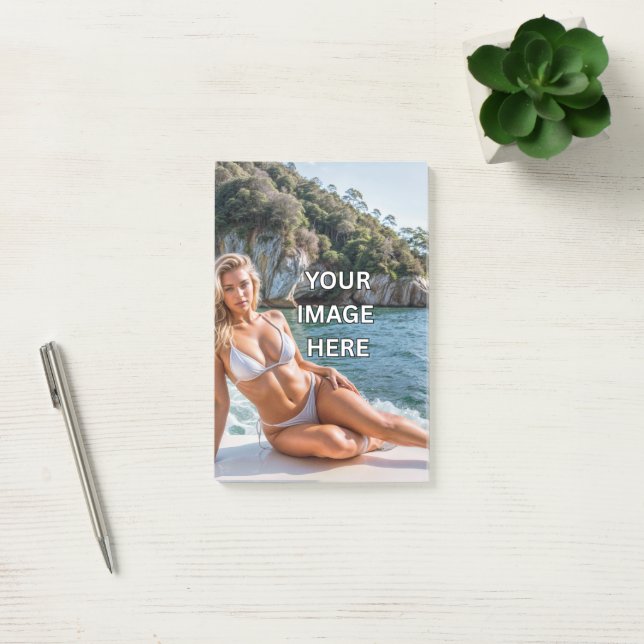 NOTE! 🗒️ Custom Post-it Notes – Add Image or Text (Office)