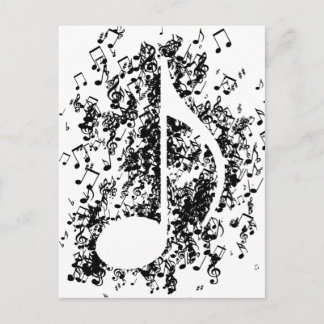 Note Explosion Postcard