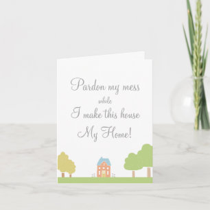 Note for the neighbors customizable new home card
