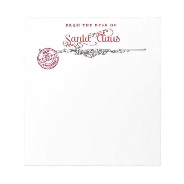 Note from Santa (Front)