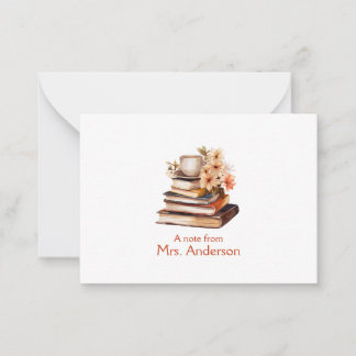 Note From Teacher Card