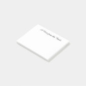 "Note from the Bride" Post-its Post-it Notes (Angled)