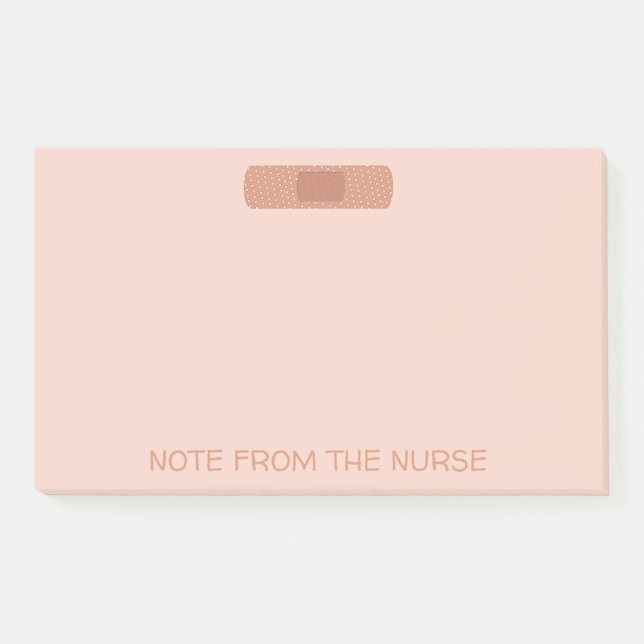 Note from the Nurse Bandage (Front)