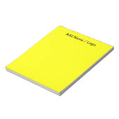 Note-is-Me Bold Yellow Notepad (Rotated)
