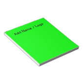 Note-is-Me Notes Bright Green Notepads (Angled)