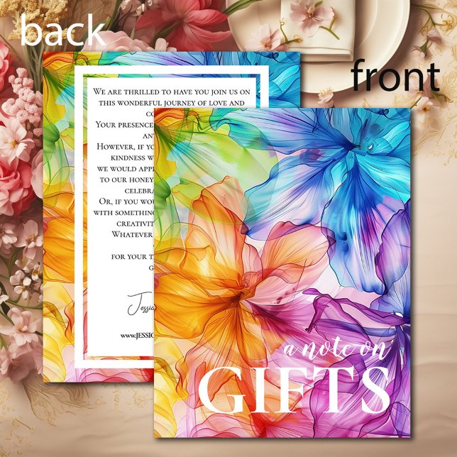 Note on gifts card Ethereal Bloom (Note on gifts card Ethereal Bloom)