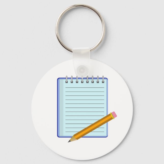 Note Pad Keychain (Front)