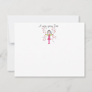 Note paper made from the Heart -