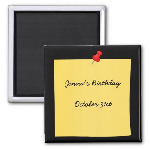 Note Reminder template ready to customize Magnet