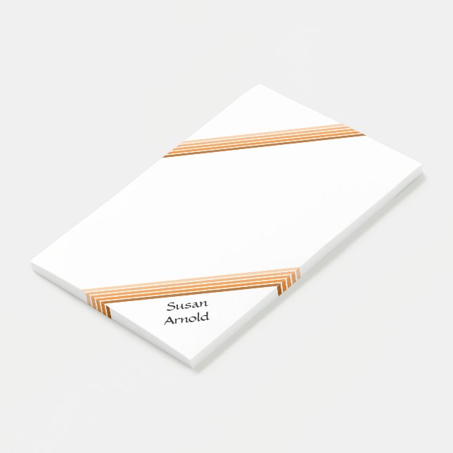 Note - Shades of Orange (Angled)