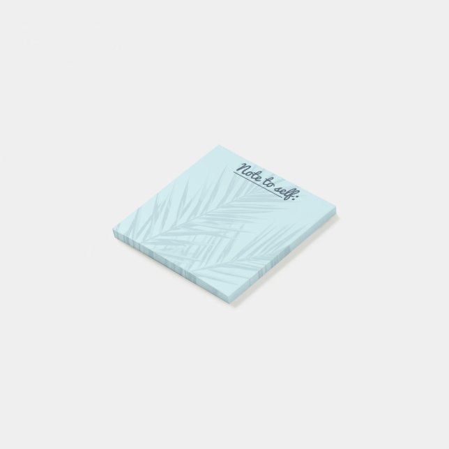 Note to Self Light Blue Pacific Post-it Notes (Angled)