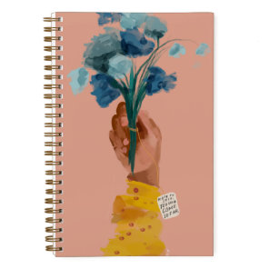 Note to self Quote - African American Black Art Notebook
