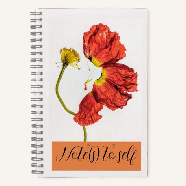 Note to Self Spiral Notebook (Front)