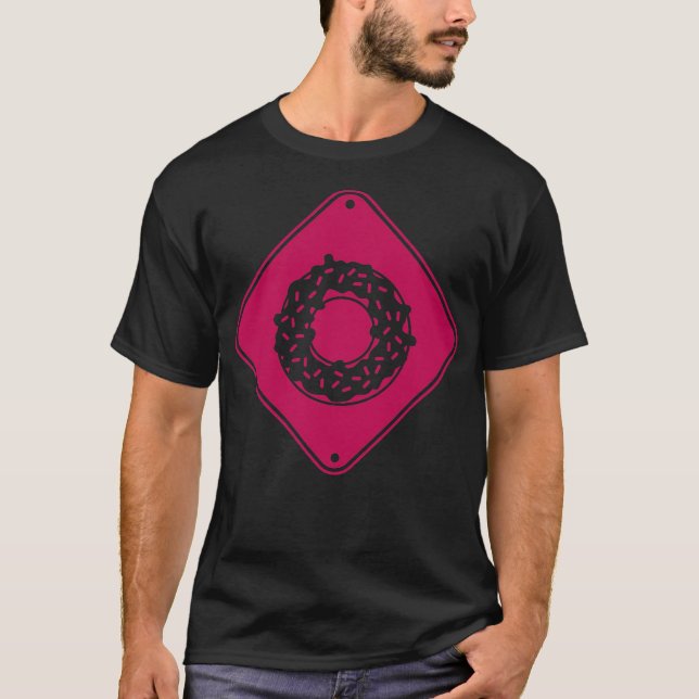 note zone caution danger danger warning design bir T-Shirt (Front)