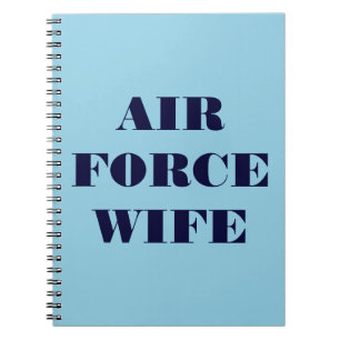 Notebook Air Force Wife