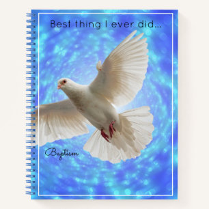 Notebook-Baptism-Best Thing I Ever Did-Dove Notebook