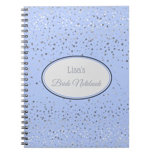 Notebook_Brides Petite Stars Blues Notebook