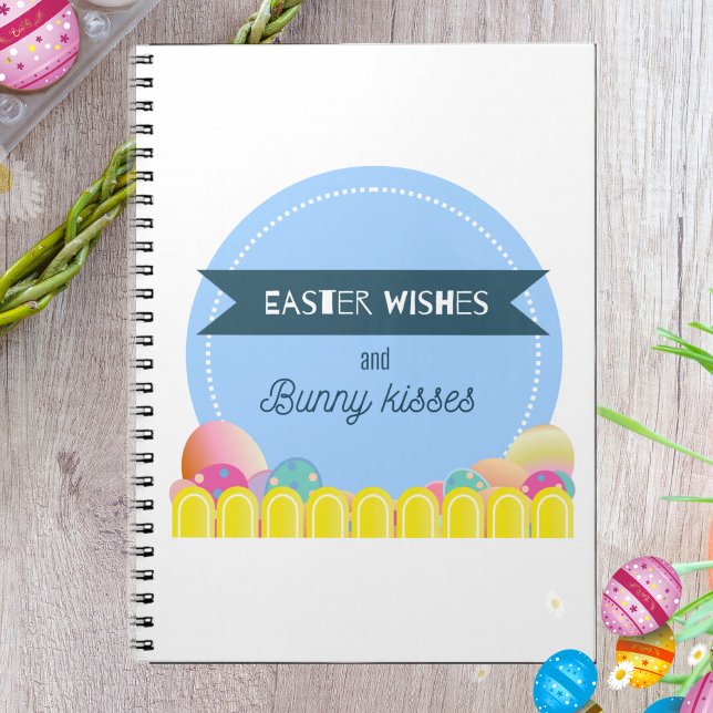 Notebook | 'Bunny kisses' cute Easter design (Creator Uploaded)
