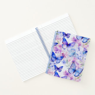 Notebook butterfly pattern