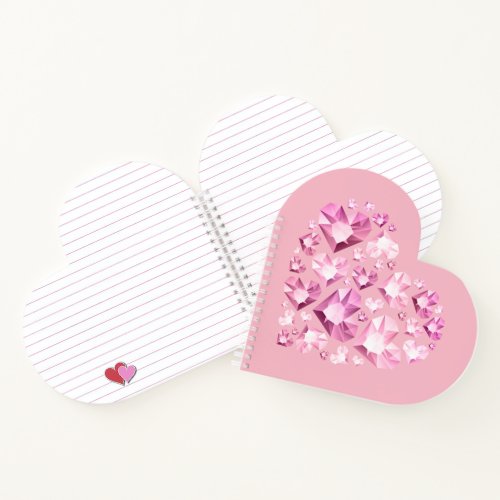 Notebook_Crystal Hearts Notebook