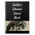 Notebook Cute Fun Bridal Shower Advice Guest Book