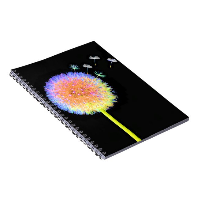  Notebook Dandelion Seeds Neon (Right Side)