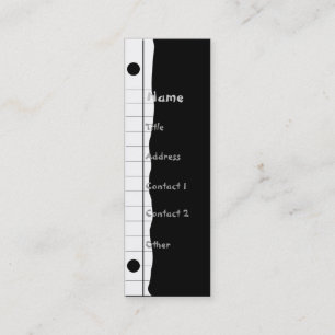 Notebook Edge Mini Business Card