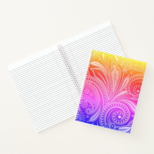 Notebook_Flora Rainbow Notebook