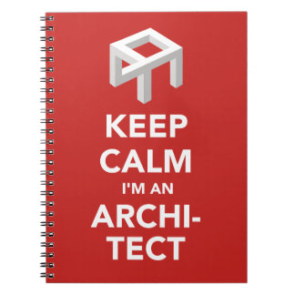 Notebook for humorous architect