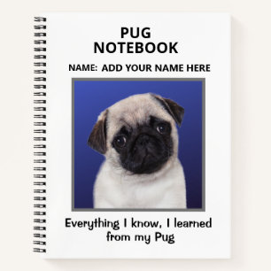 Notebook for Lovers of Pug