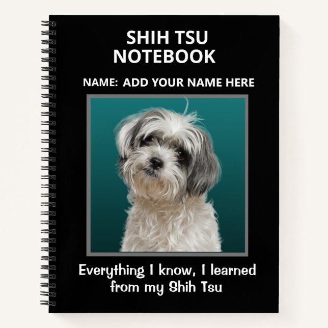 Notebook for Lovers of Shih Tsu (Front)