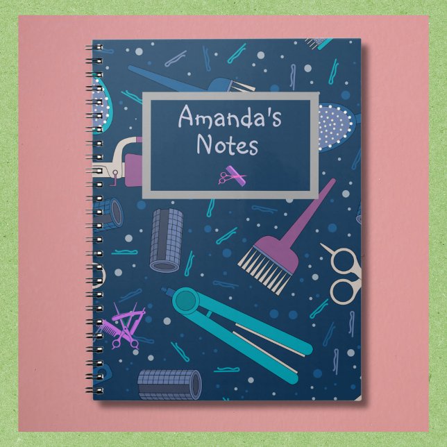 Notebook for Your Favorite Hair Stylist! (Personalize this notebook for your favorite stylist.  )