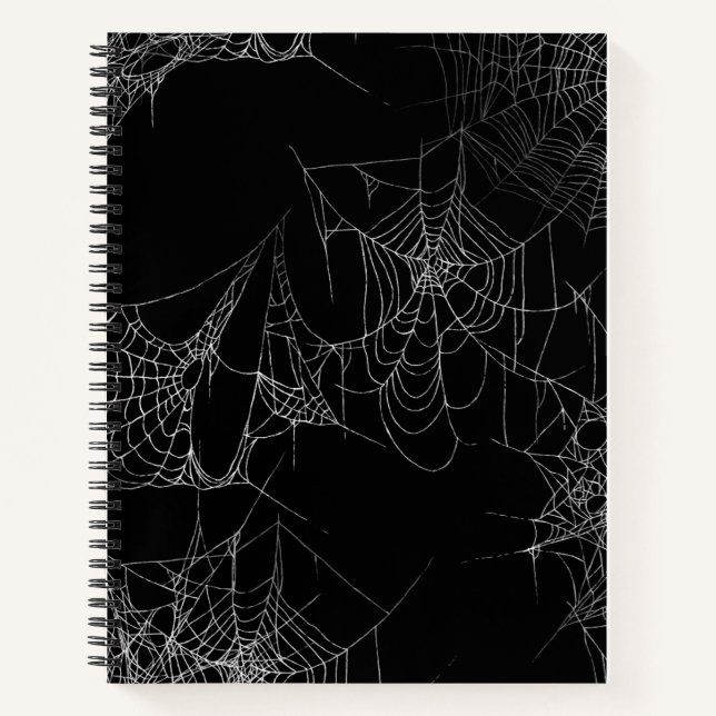 Notebook Halloween Spider Web (Front)