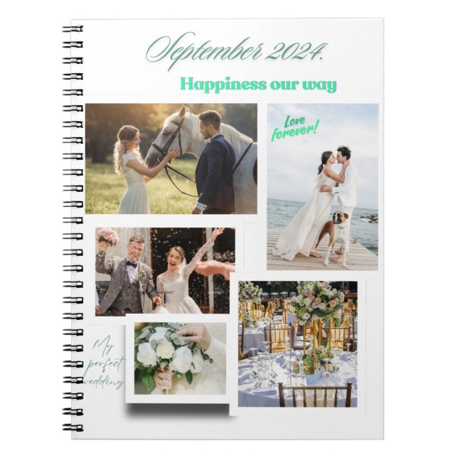 Notebook Happy Wedding Vision Board (Front)