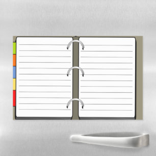 Notebook Homeschool Magnetic Dry Erase Sheet
