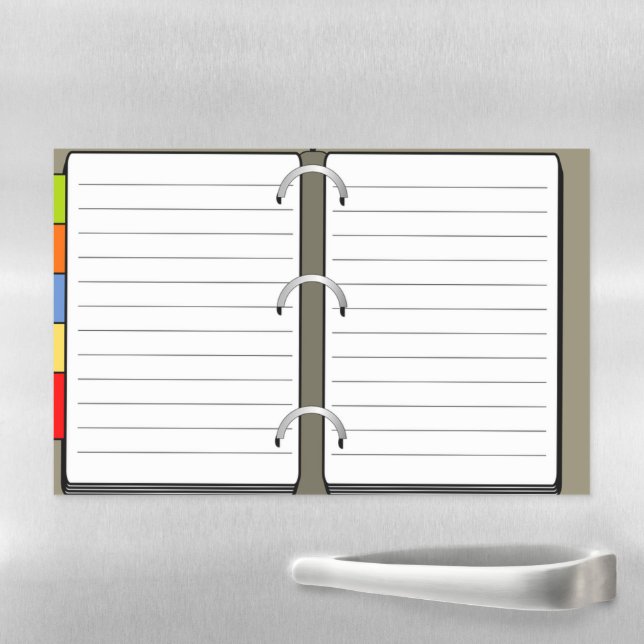 Notebook Homeschool Magnetic Dry Erase Sheet (In Situ)