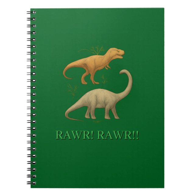 Notebook - I Love Dinosaurs (Front)