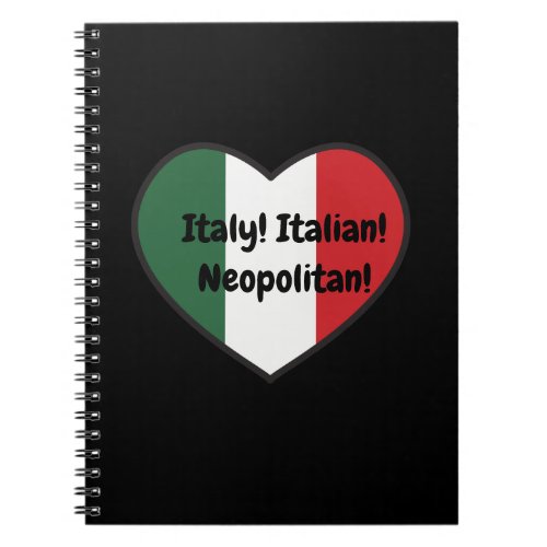 NOTEBOOK _ Italian theme Customizable text