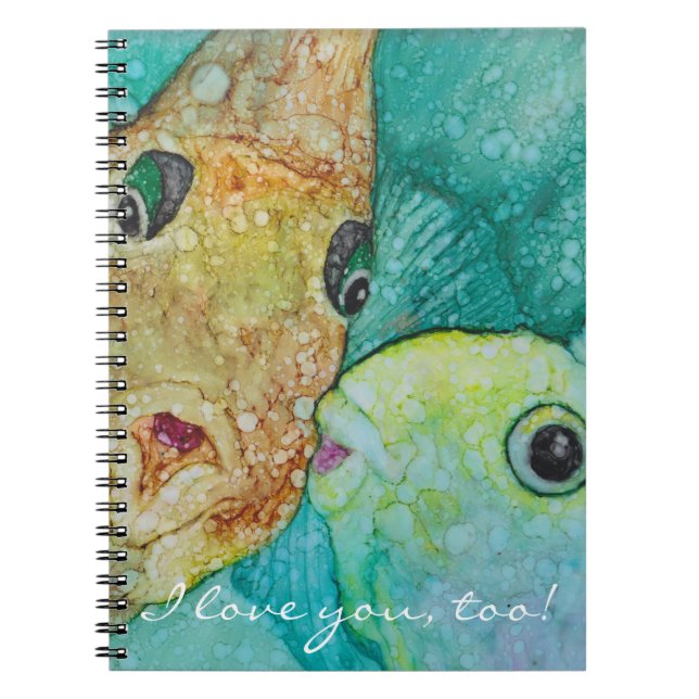 Notebook "Kissy Fishy Personalize (Front)