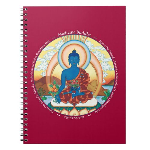 NOTEBOOK _ Medicine Buddha with his Mantra