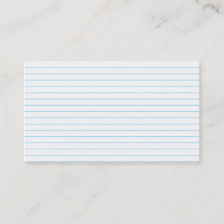 Notebook-Paper Business Card